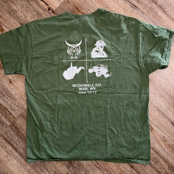 WAR, West Virginia Novelty Tee - Picture 1 of 5